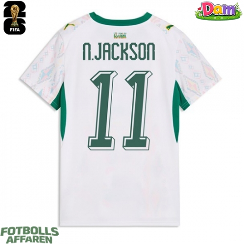 Senegal Nicolas Jackson #11 Hemmatröja Kvinnor VM 2026 Kortärmad